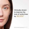 Clinically shown to improve the skin look of smile lines by 30.55%+