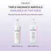 Triple Radiance Ampoule two sizes displayed